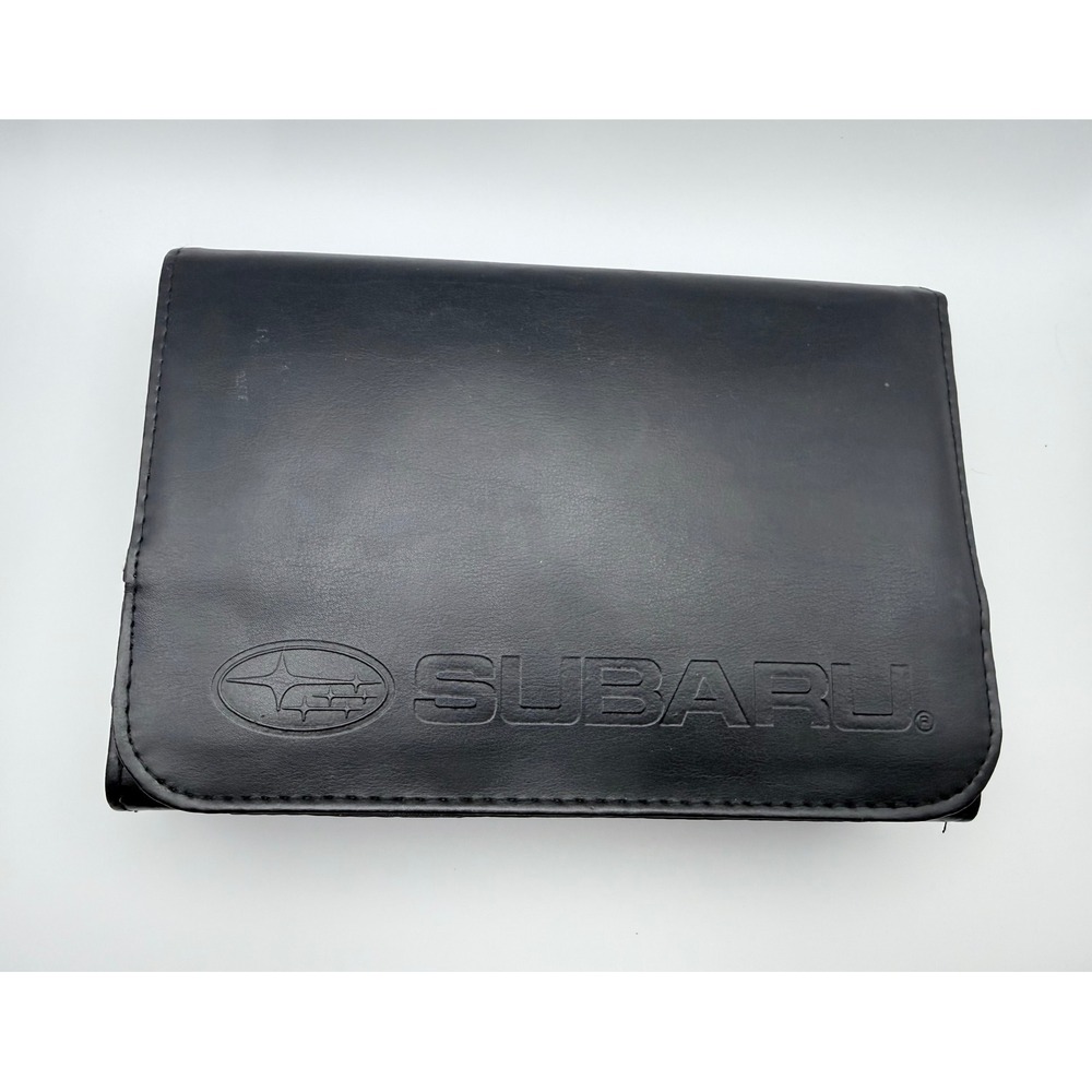 2014‎ Subaru Forester Owners Manual with Black Embossed Storage Case Portfolio